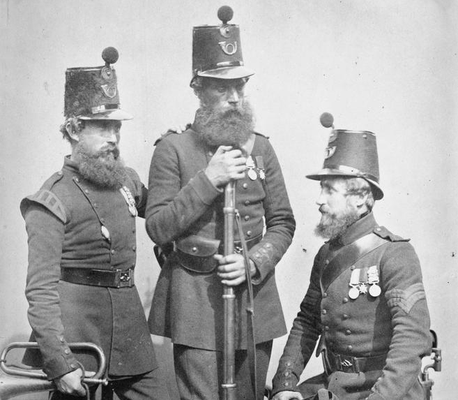 Британские стрелки. Крым, Севастополь, 1855 год